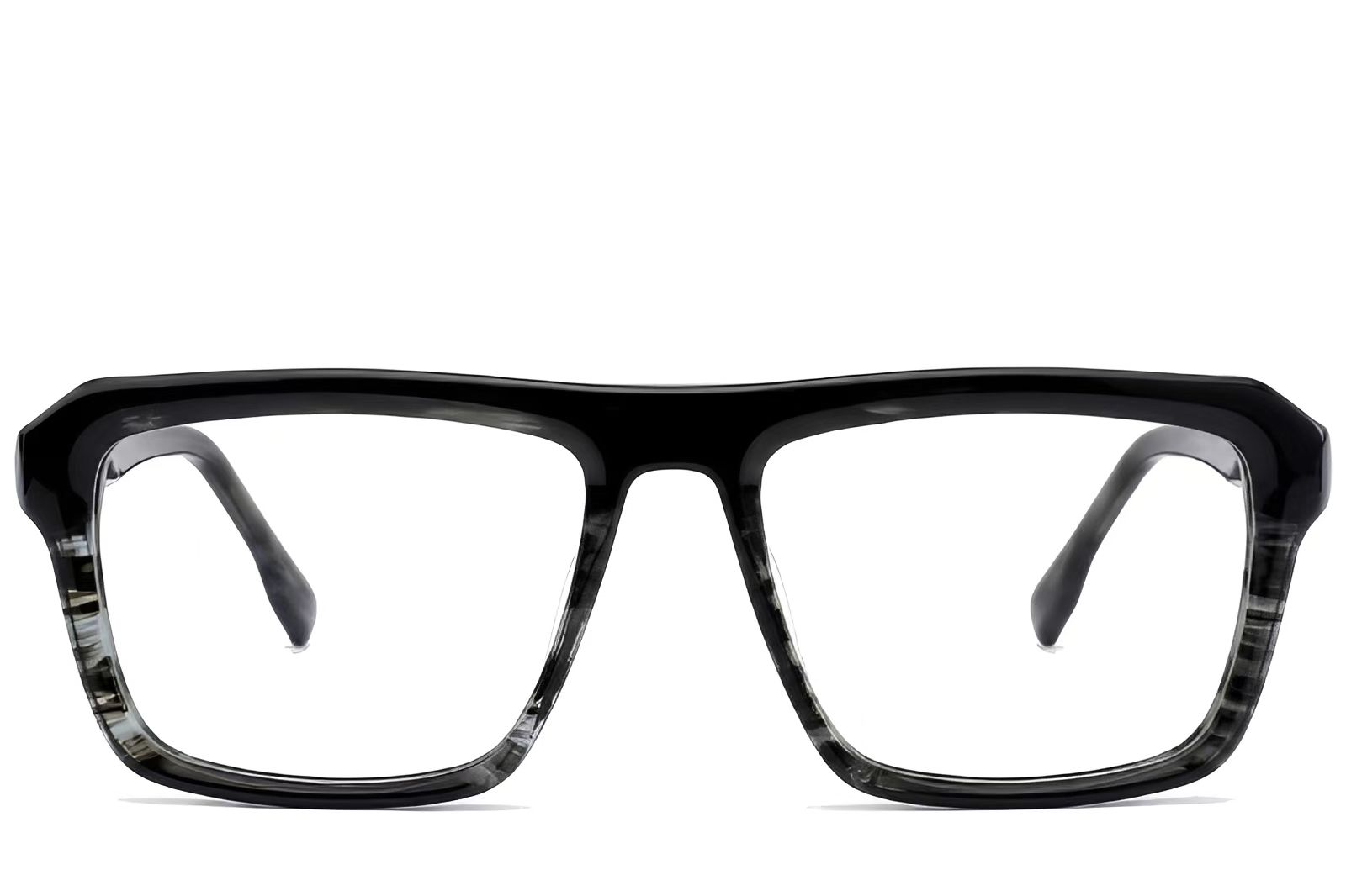 Lunettes aviateur en acétate gris #BS522-0333