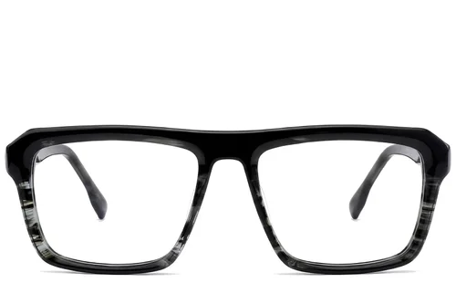 Lunettes aviateur en acétate gris #BS522-0333