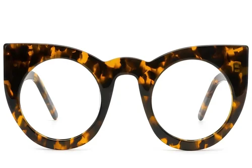 Lunettes en acétate écaille de tortue papillon #BS522-0336