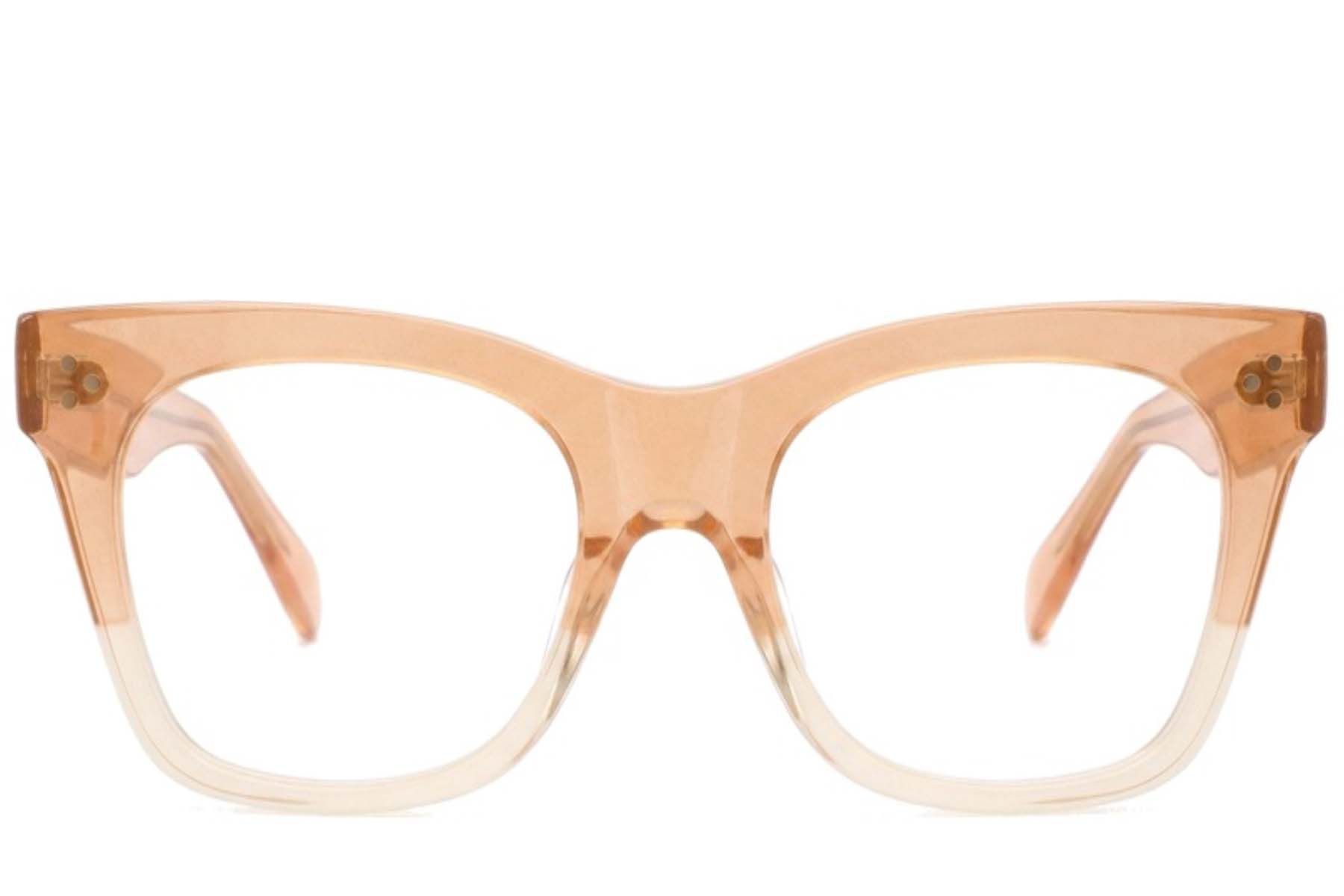Butterfly Orange Acetate Glasses #BS522-0339
