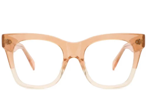 Verres en acétate orange papillon #BS522-0339