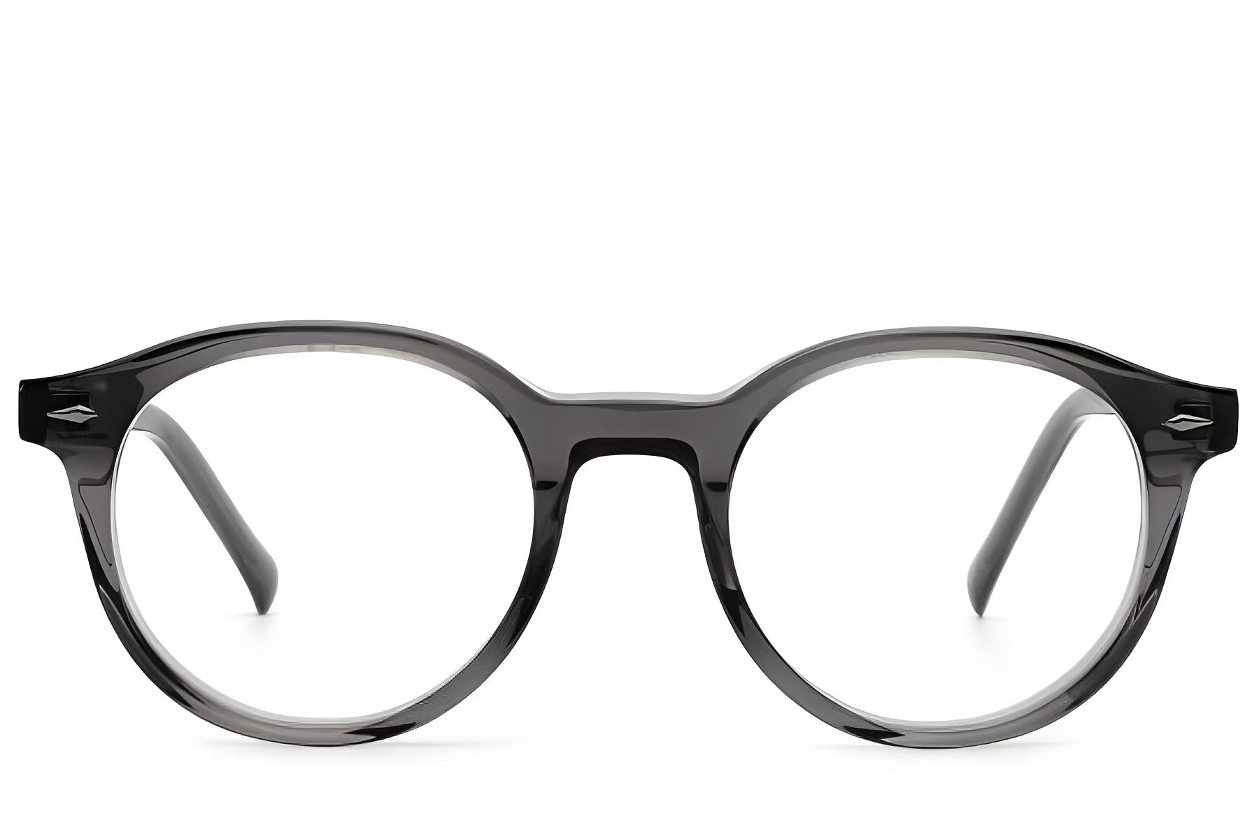 Bicchieri ovali in acetato grigio #BS522-0345