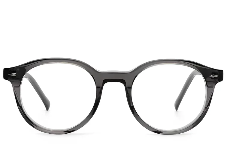 Bicchieri ovali in acetato grigio #BS522-0345
