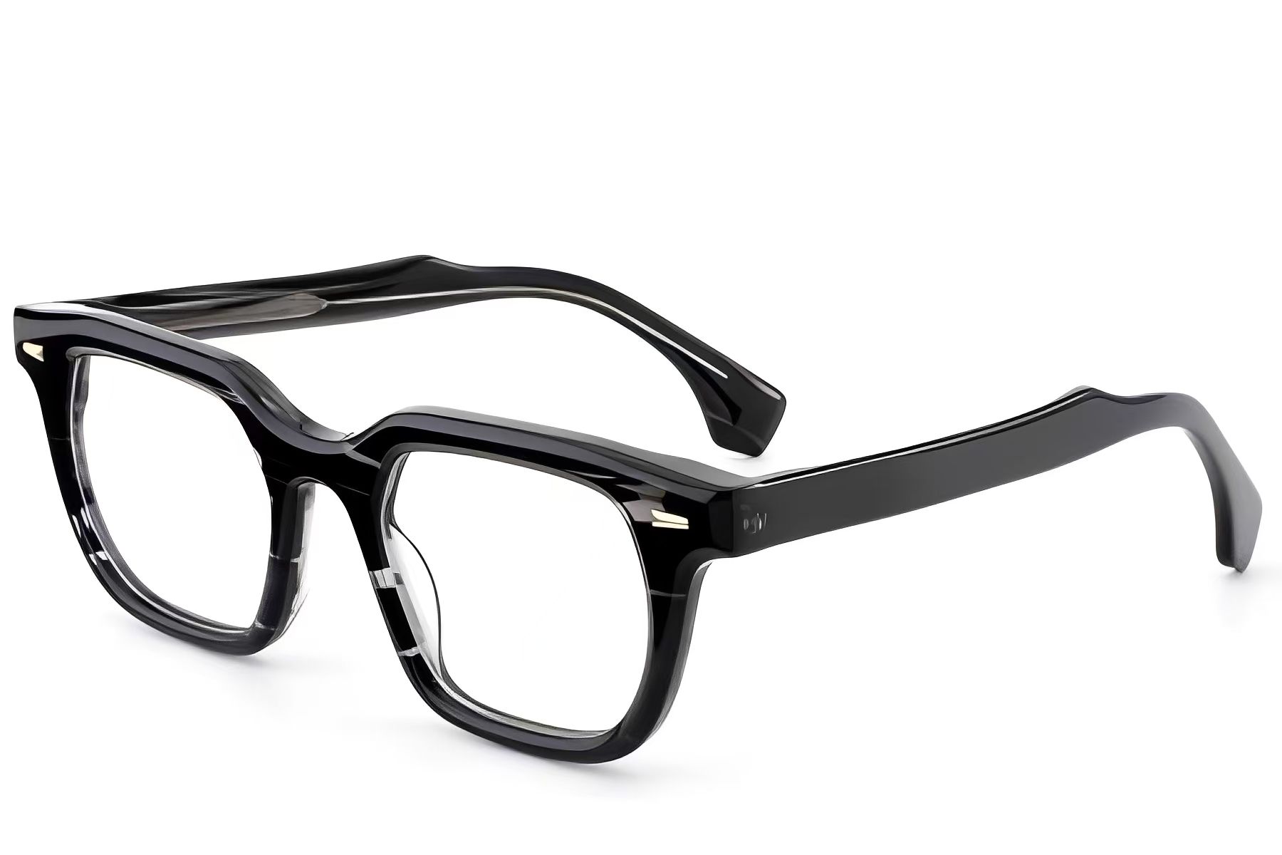 Rectangular Blue Acetate Glasses #BS522-0348