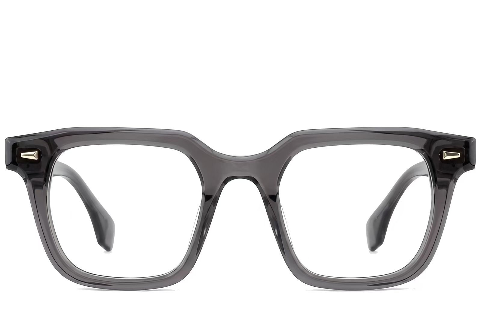 Bicchieri rettangolari in acetato grigio #BS522-0350
