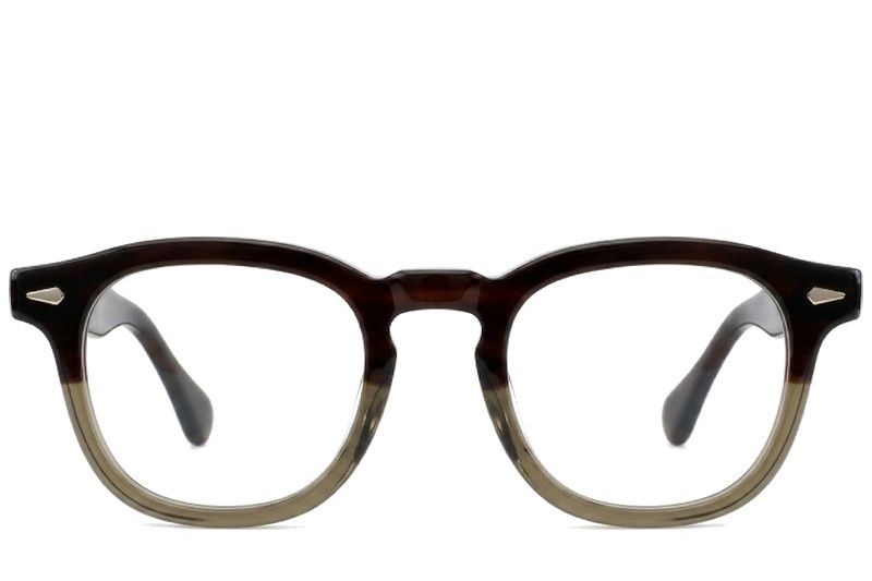 Rectangular Tortoiseshell Acetate Glasses #BS522-0357