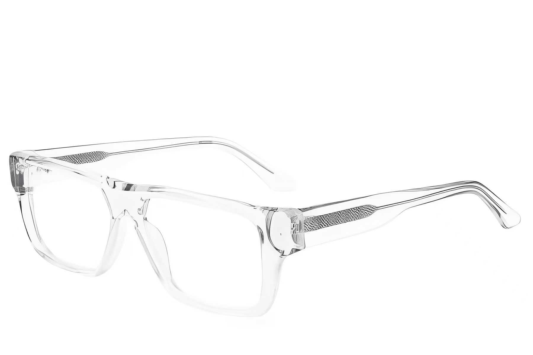 Vasos rectangulares de acetato transparente #BS522-0359