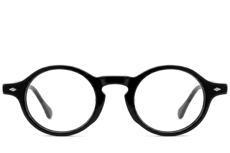Bicchieri rotondi in acetato nero #BS522-0360