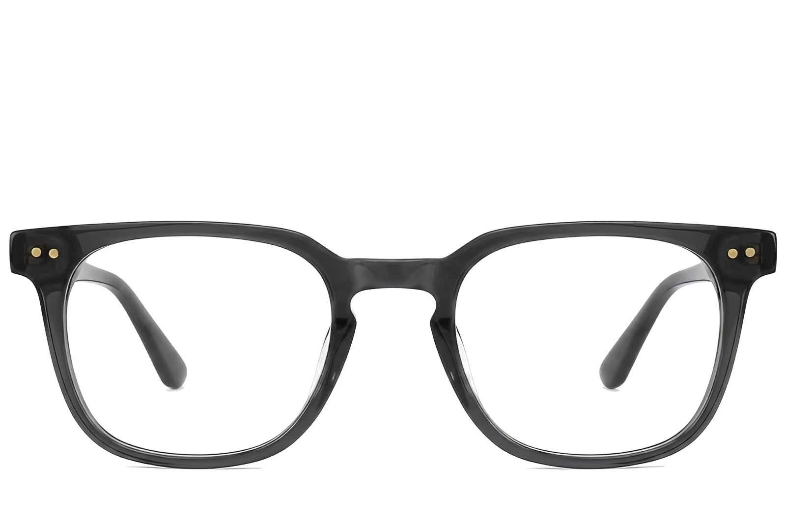 Bicchieri rettangolari in acetato grigio #BS522-0367