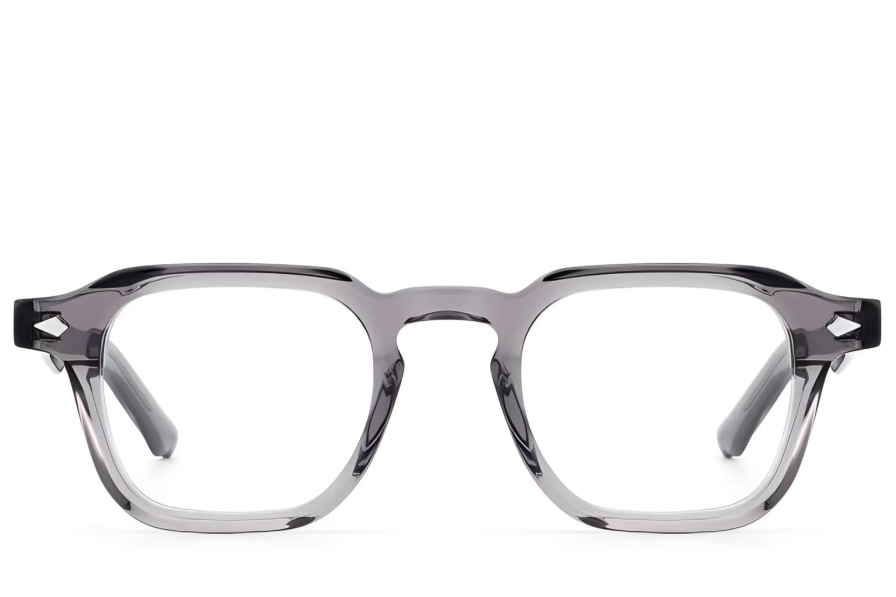 Rectangular Grey Acetate Glasses #BS522-0372