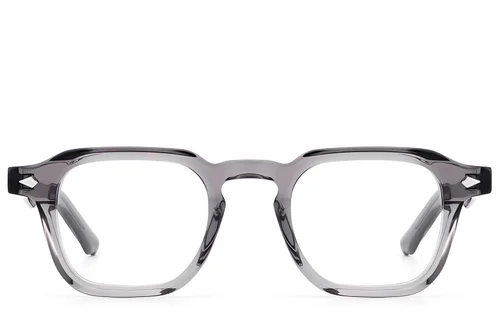 Lunettes rectangulaires en acétate gris #BS522-0372