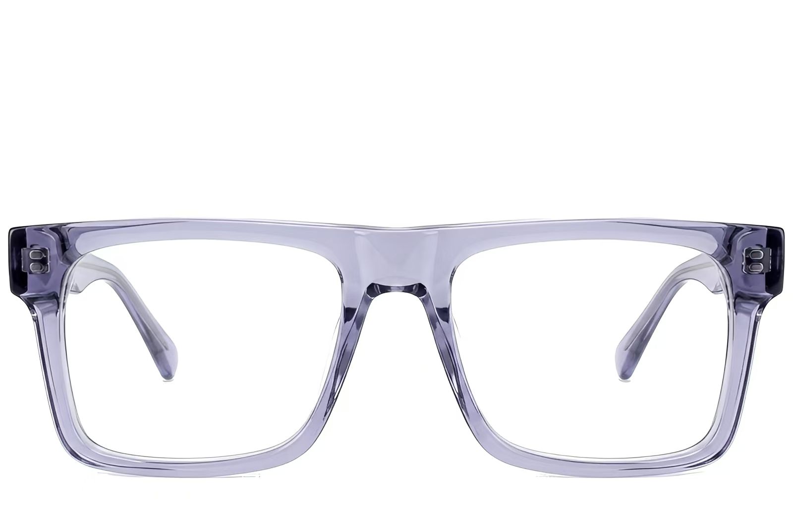 Aviator Grey Acetate Glasses #BS522-0378
