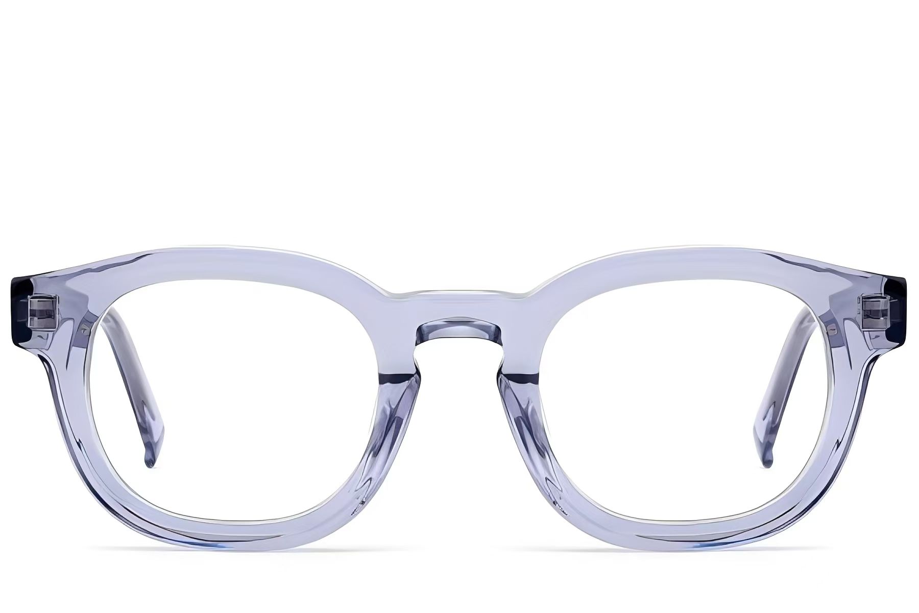 Rectangular Grey Acetate Glasses #BS522-0385