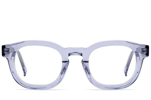 Lunettes rectangulaires en acétate gris #BS522-0385