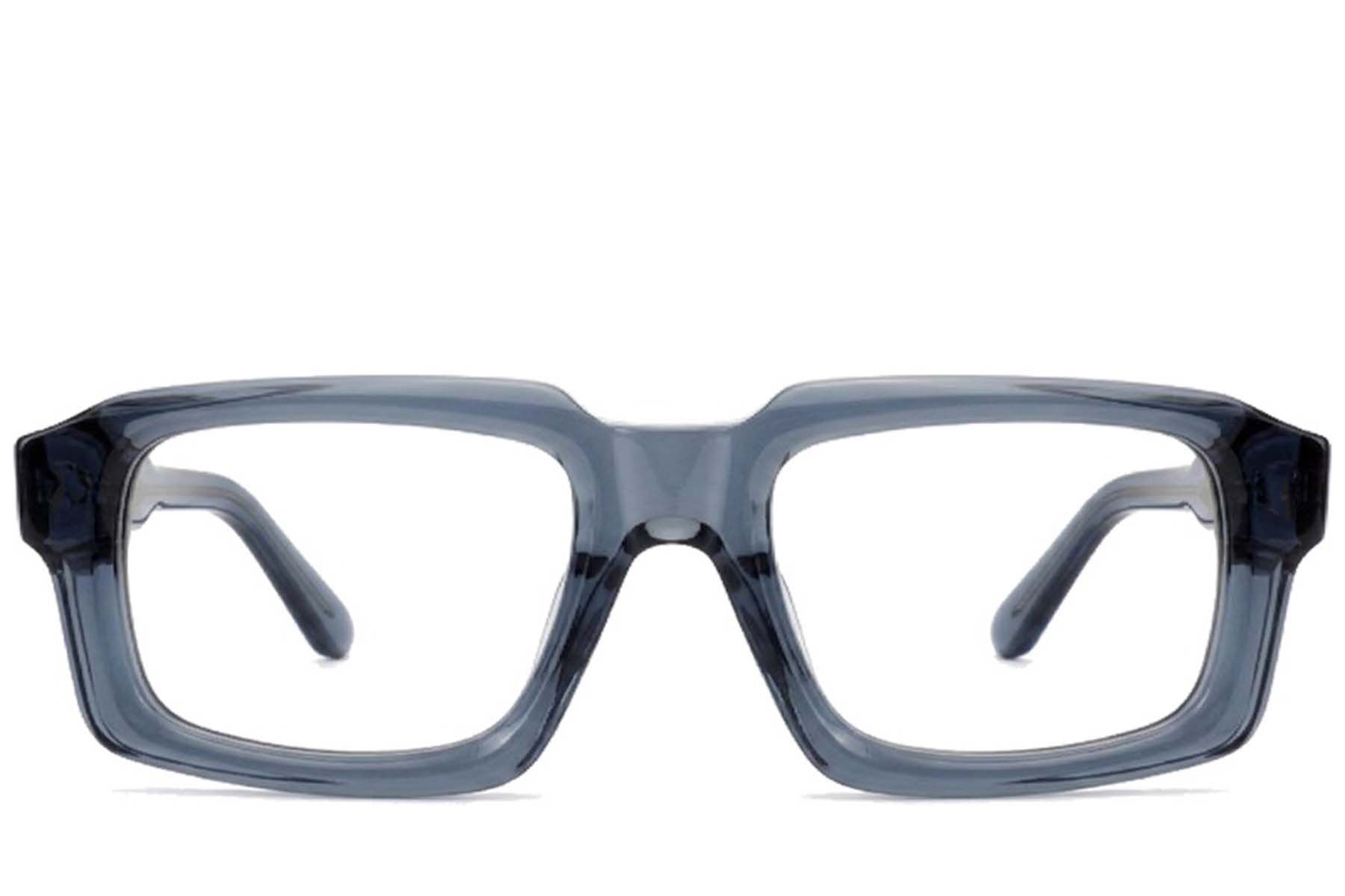 Rectangular Blue Acetate Glasses #BS522-0391