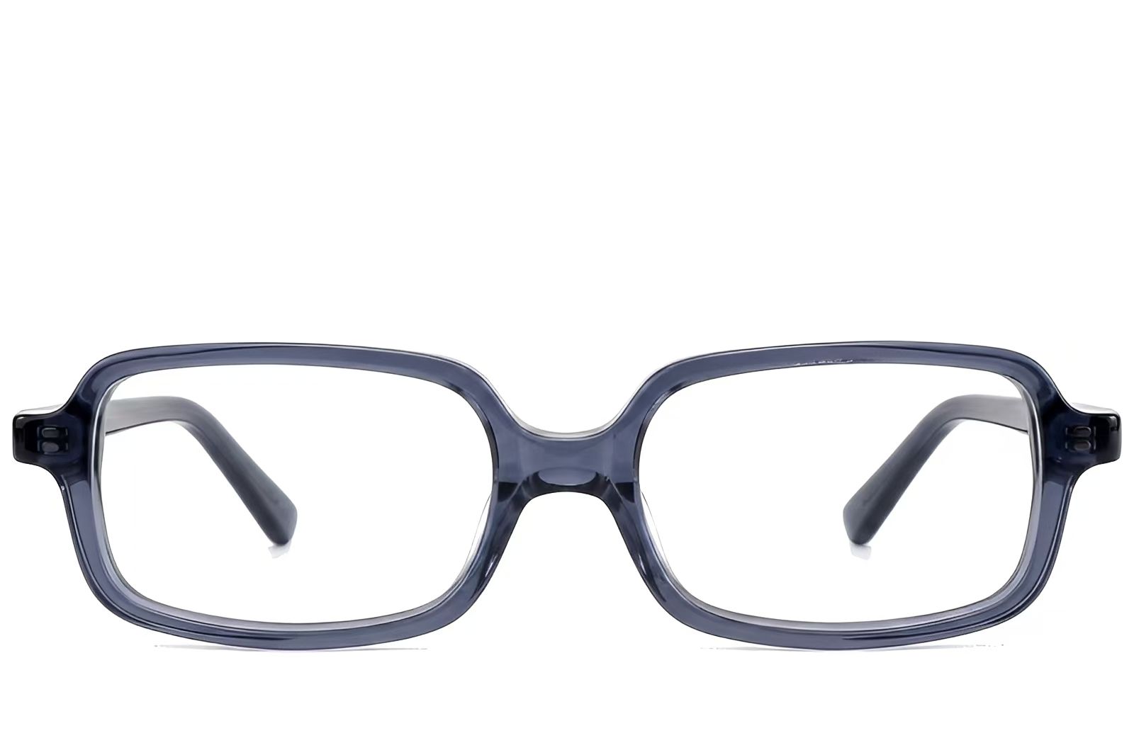 Bicchieri rettangolari in acetato blu #BS522-0401