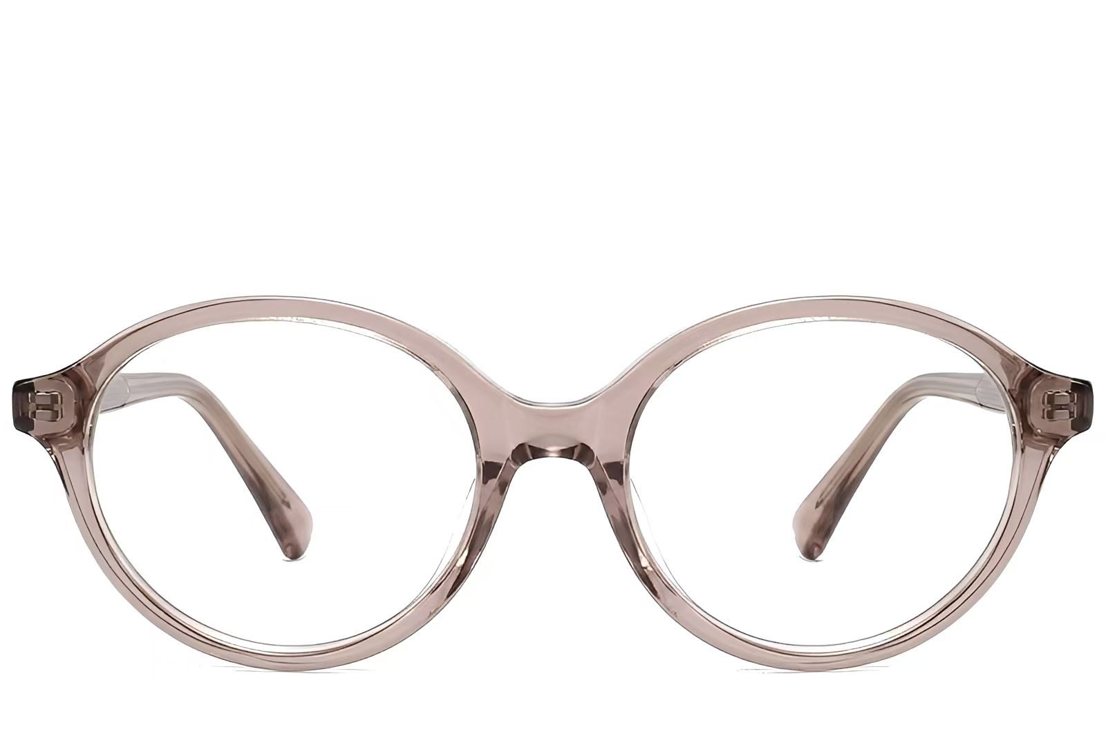 Occhiali ovali in acetato rosa #BS522-0425