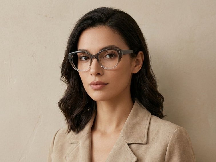 Butterfly Brown Acetate Glasses #BS522-0428