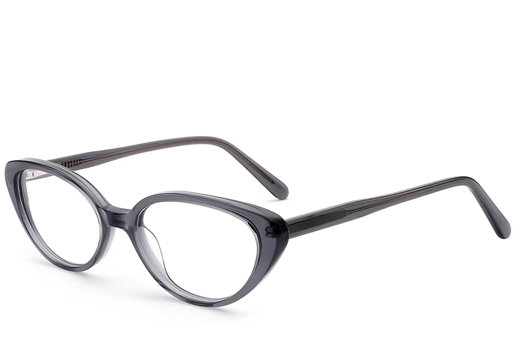 Occhiali in acetato grigio farfalla #BS522-0431
