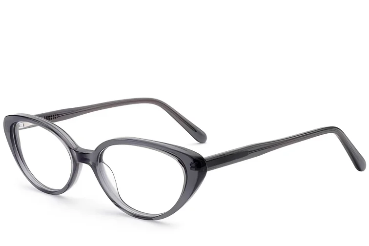 Occhiali in acetato grigio farfalla #BS522-0431