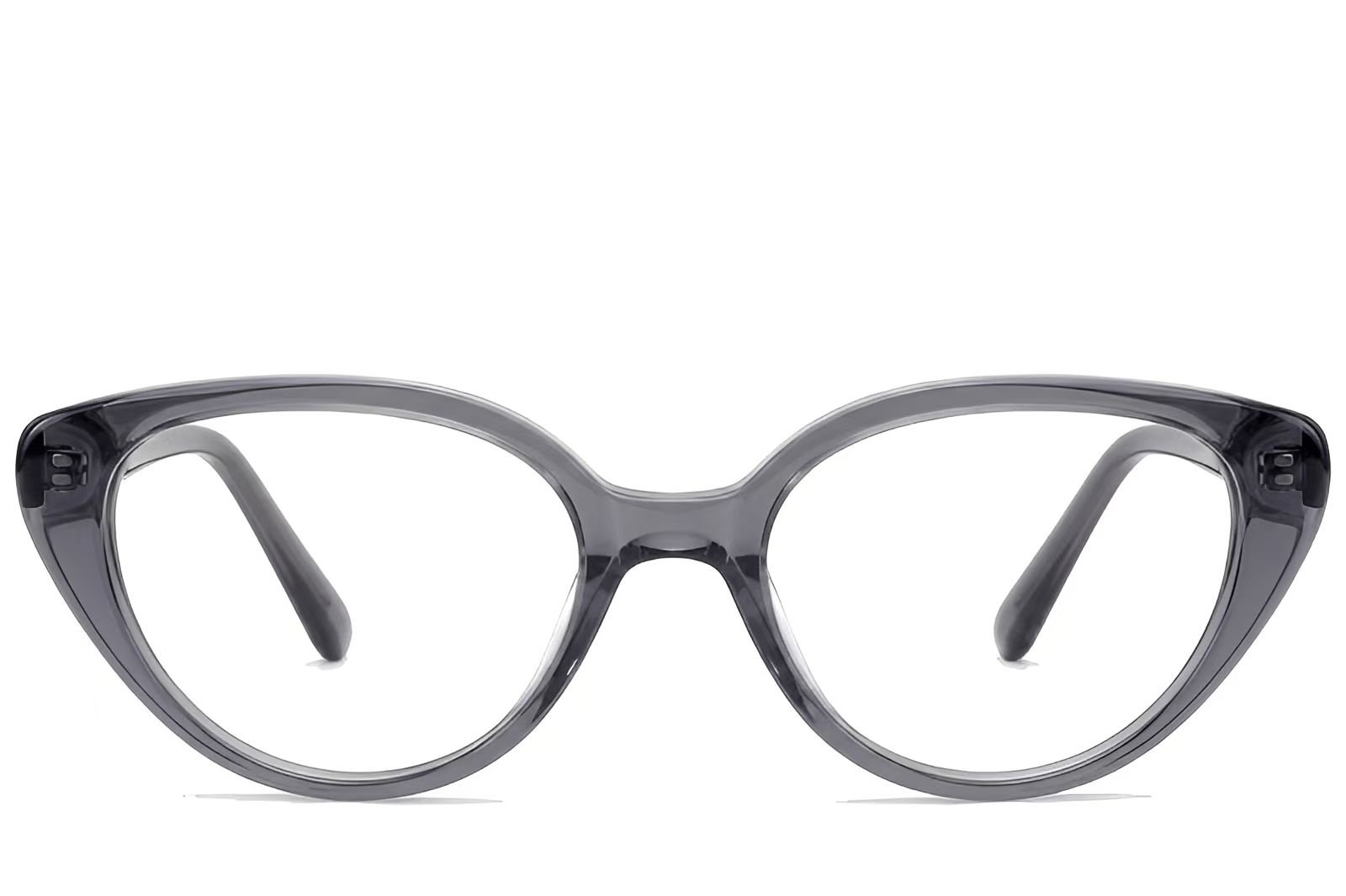 Occhiali in acetato grigio farfalla #BS522-0431