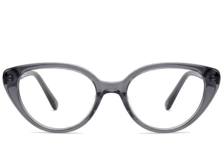 Occhiali in acetato grigio farfalla #BS522-0431