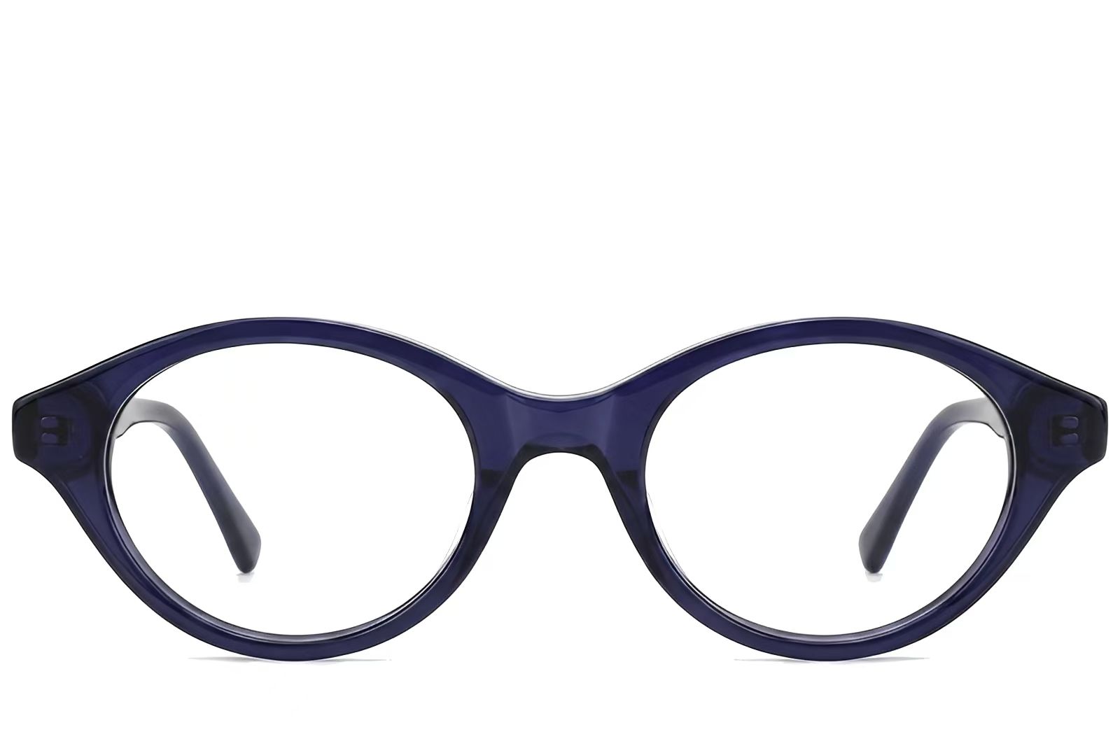 Bicchieri ovali in acetato viola #BS522-0436