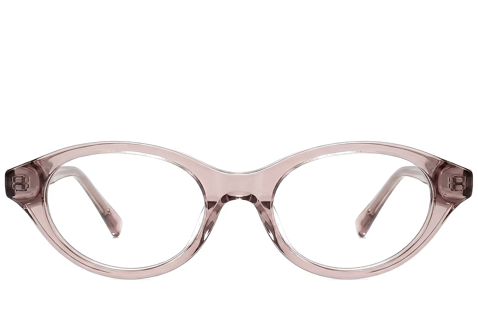 Oval Pink Acetate Glasses #BS522-0438