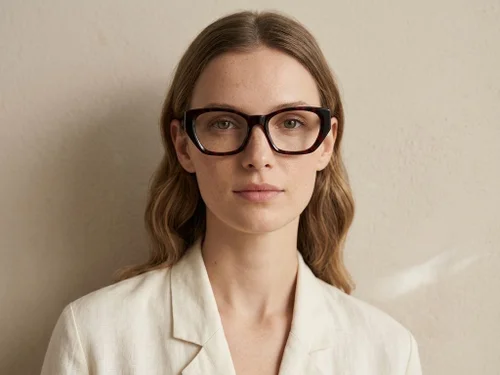 Lunettes papillon en acétate rouge #BS522-0440