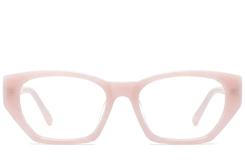 Lunettes en acétate rose papillon #BS522-0441