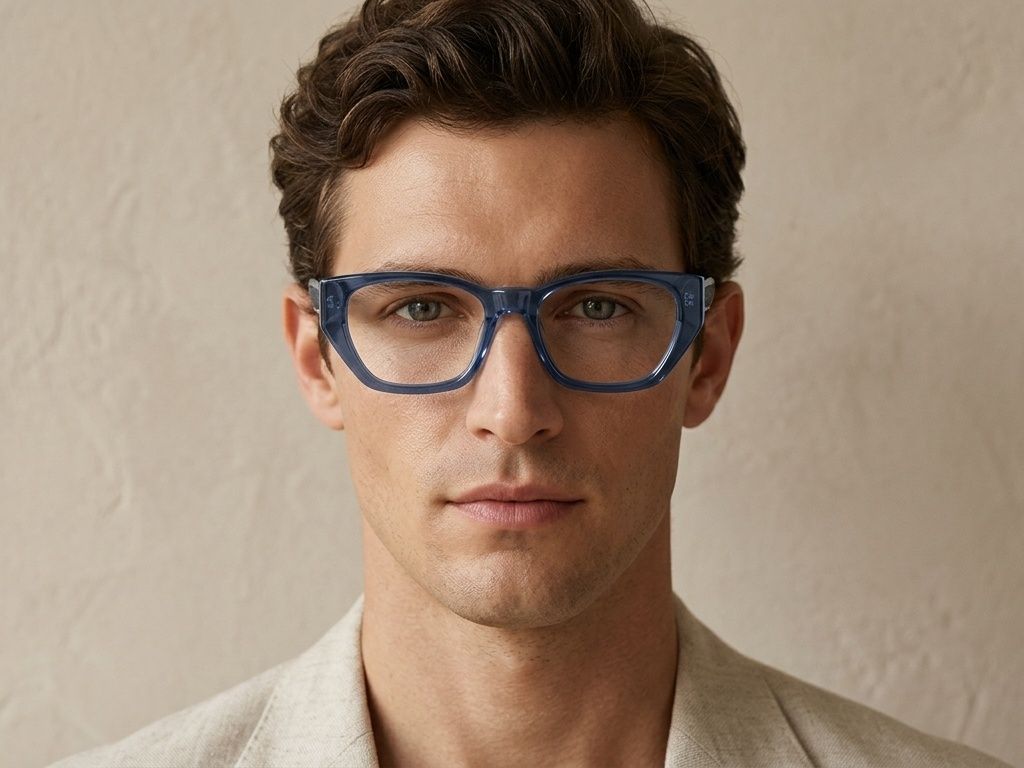 Butterfly Blue Acetate Glasses #BS522-0443