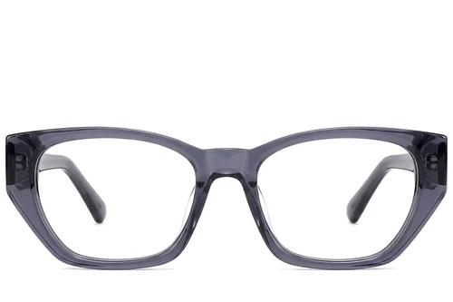 Lunettes en acétate bleu papillon #BS522-0443