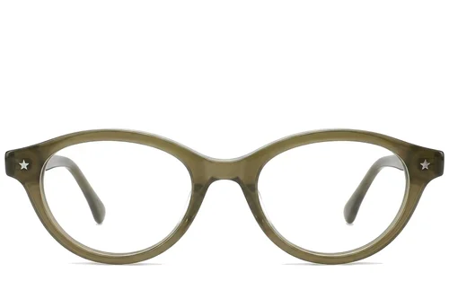 Verres en acétate vert papillon #BS522-0448
