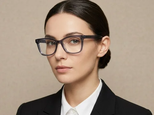 Lunettes en acétate bleu papillon #BS522-0460