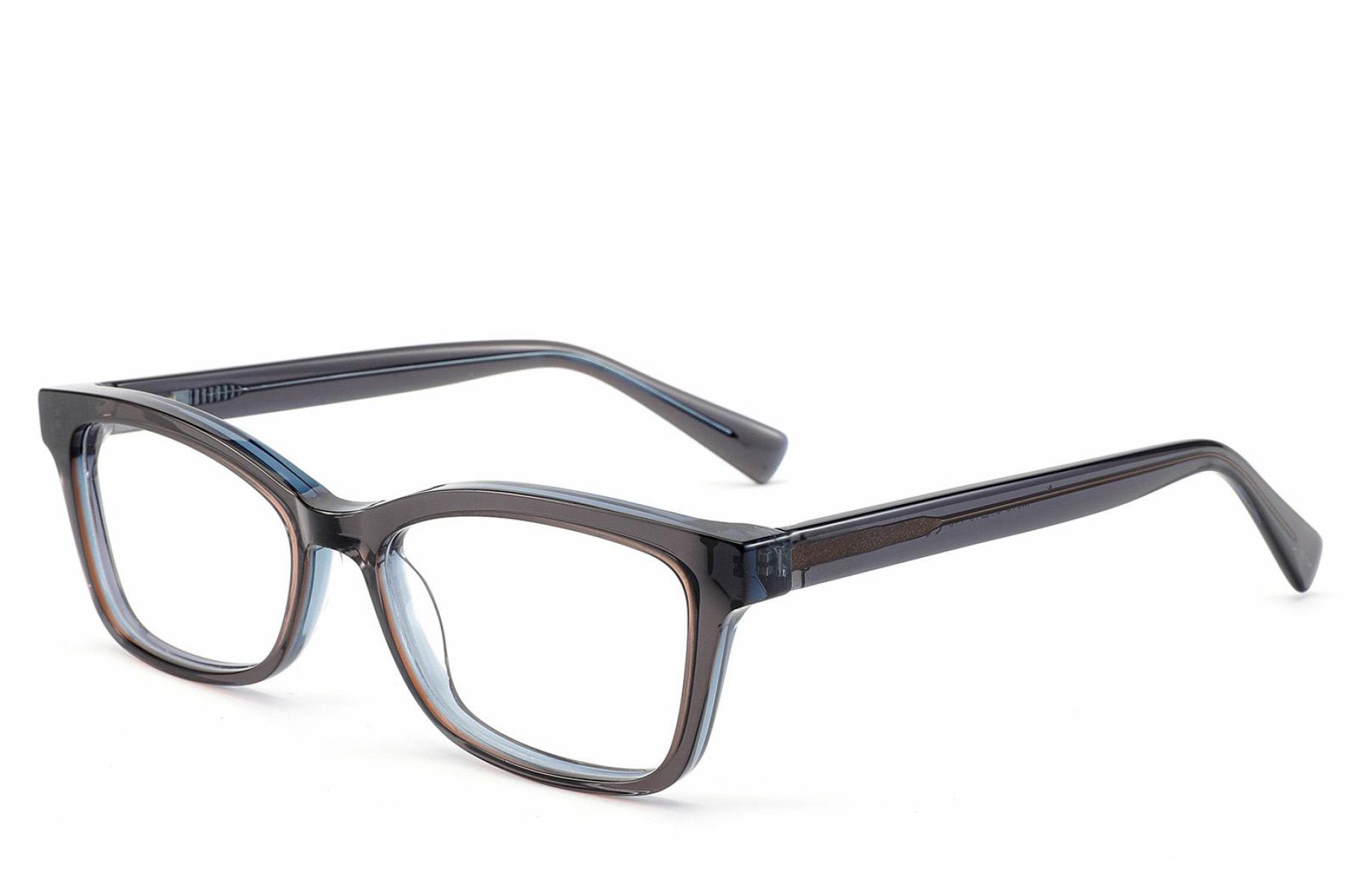 Occhiali in acetato grigio farfalla #BS522-0462