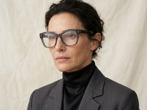 Lunettes en acétate gris papillon #BS522-0466