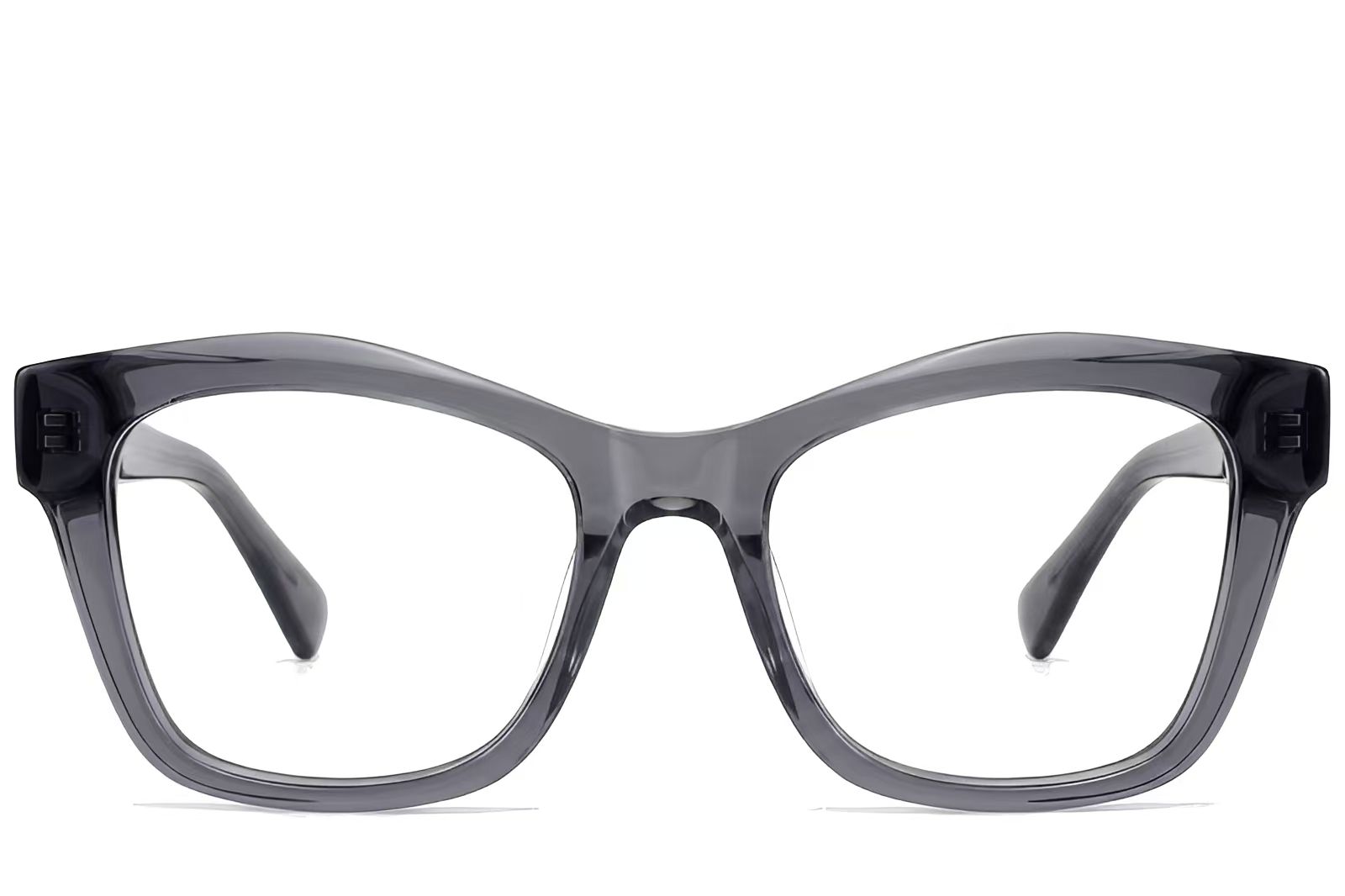 Occhiali in acetato grigio farfalla #BS522-0466