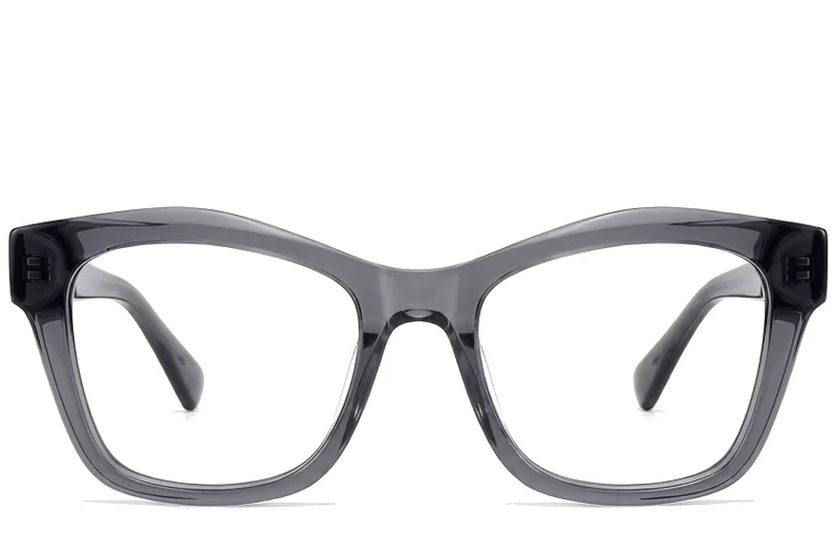 Occhiali in acetato grigio farfalla #BS522-0466