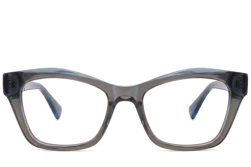Lunettes en acétate gris papillon #BS522-0468