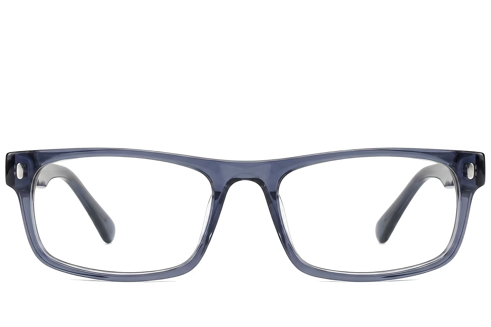 Bicchieri rettangolari in acetato blu #BS522-0472