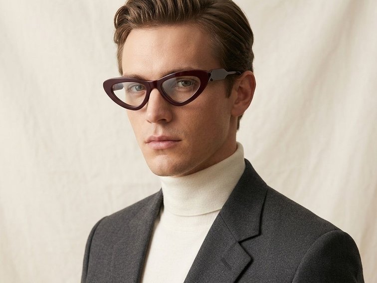 Butterfly Brown Acetate Glasses #BS522-0476