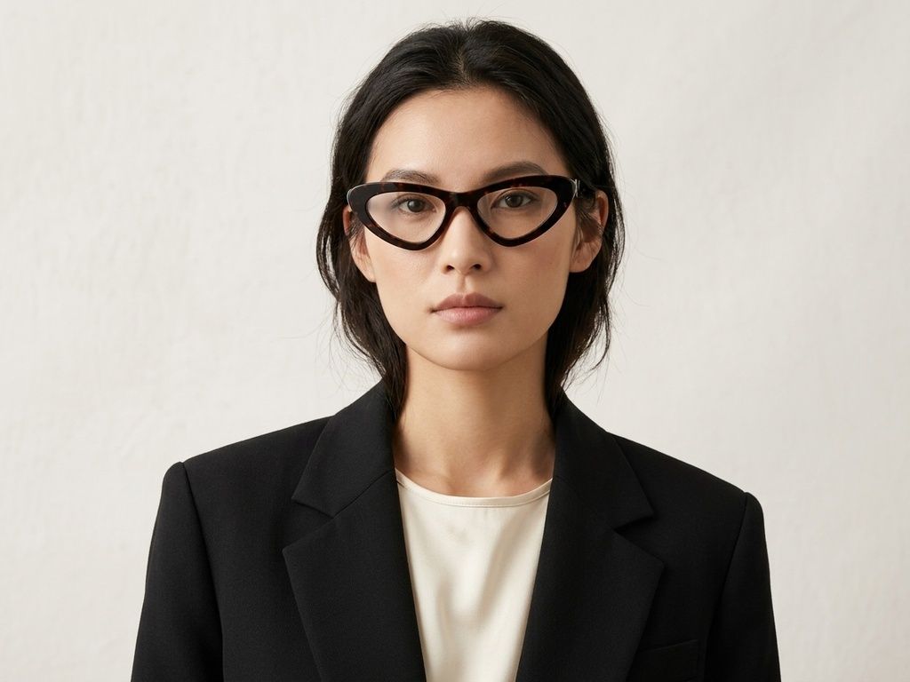 Lunettes en acétate écaille de tortue papillon #BS522-0478