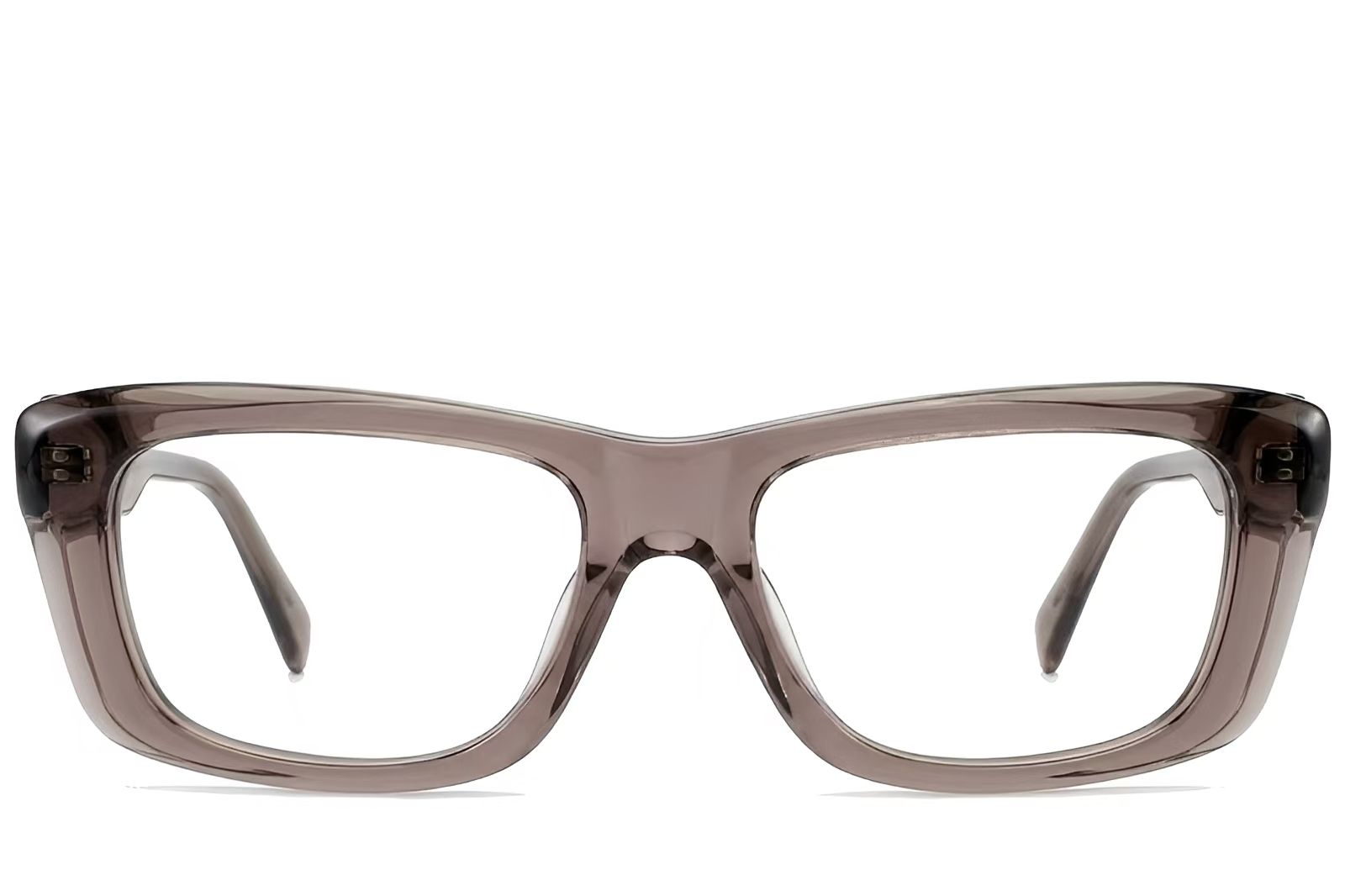 Bicchieri rettangolari in acetato grigio #BS522-0483