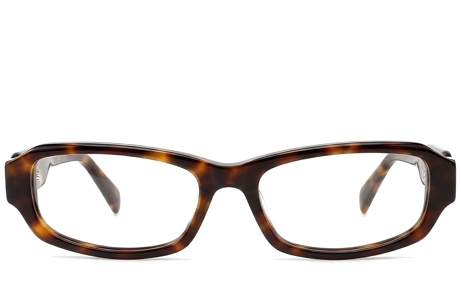 Rectangular Tortoiseshell Acetate Glasses #BS522-0488