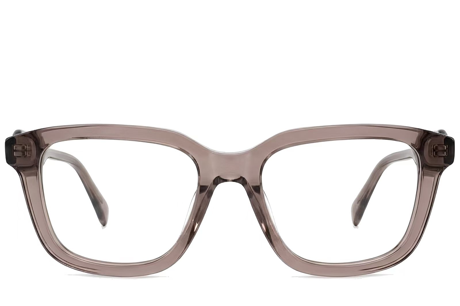 Rectangular Brown Acetate Glasses #BS522-0493