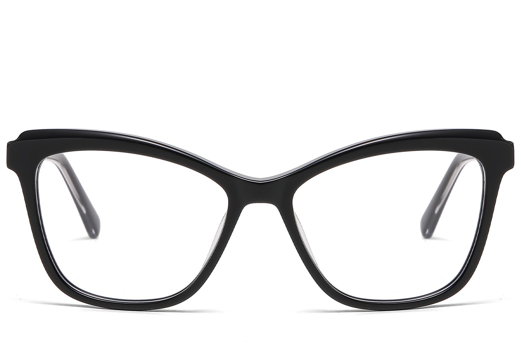 Butterfly Black Acetate Glasses #BS522-0494