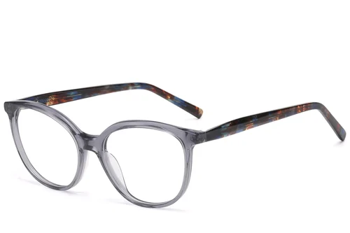 Lunettes en acétate gris papillon #BS522-0502
