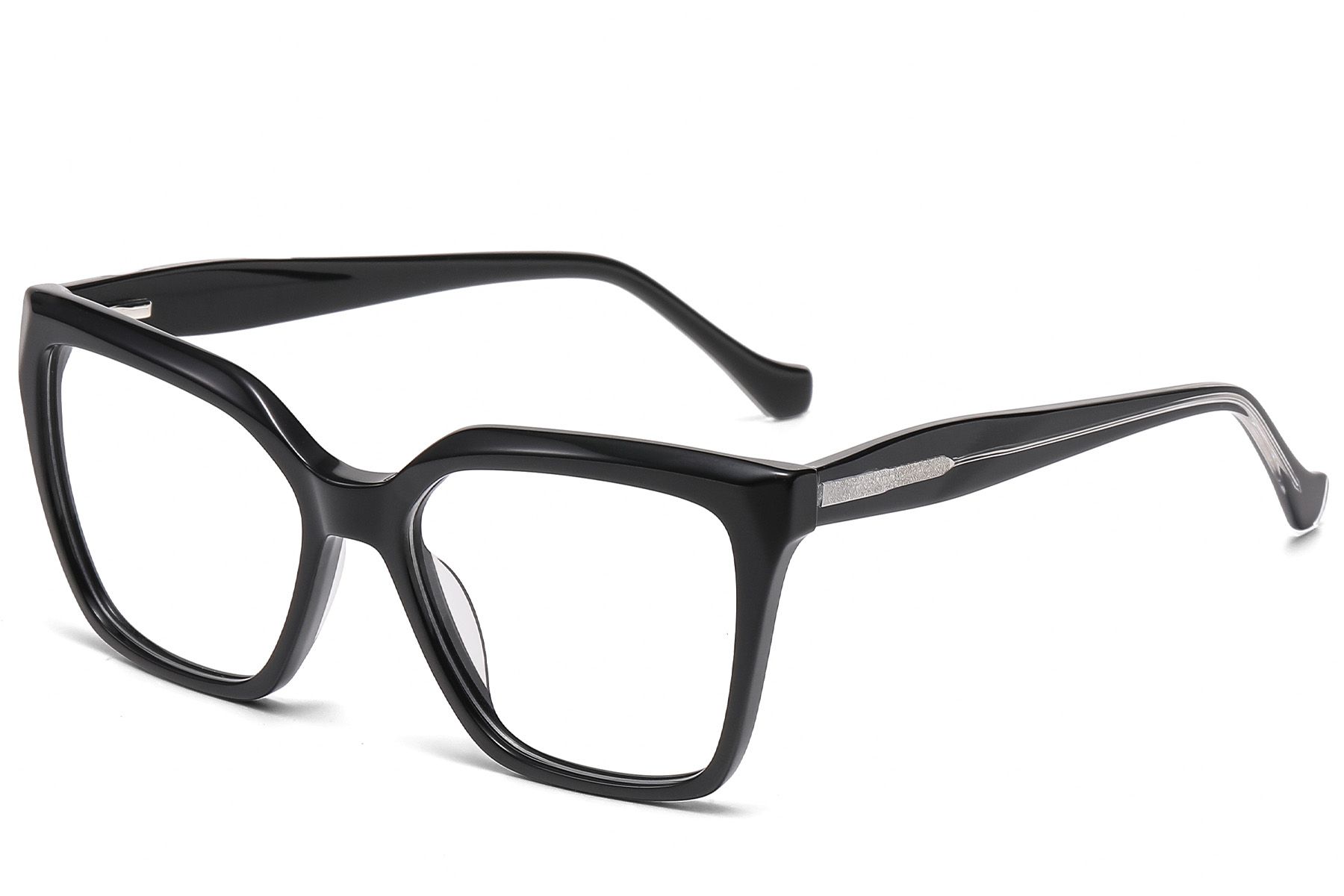 Butterfly Black Acetate Glasses #BS522-0506