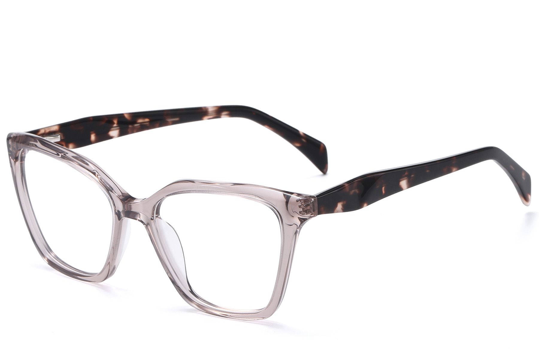 Lunettes papillon en acétate brun #BS522-0527