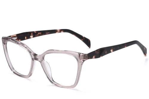 Lunettes papillon en acétate brun #BS522-0527